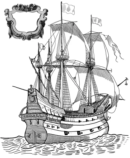 Pirate galion — Stock Photo, Image