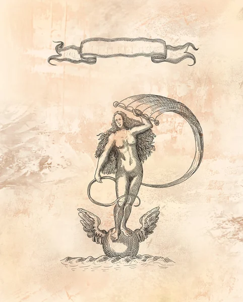 Aphrodite illustration — Stock Photo, Image