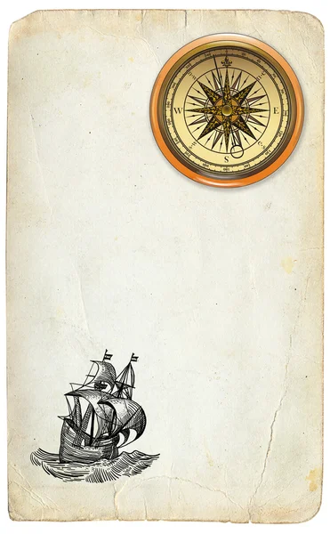 Mapa pirata antiguo —  Fotos de Stock