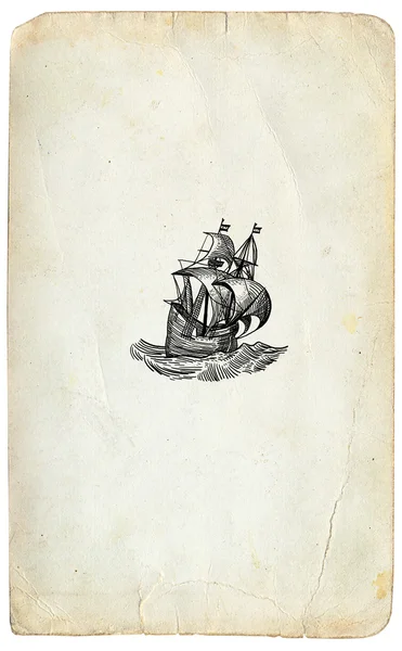 Стара карта піратських — стокове фото
