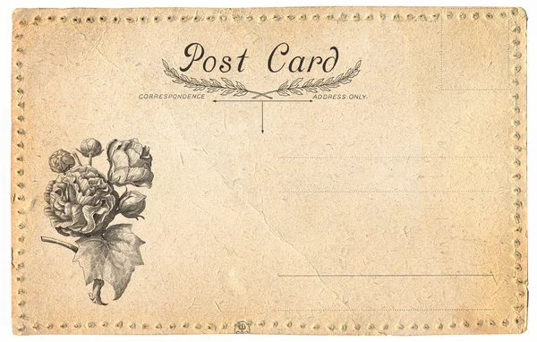 古いポストカード — ストック写真