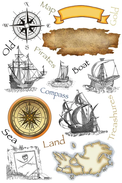 Old pirate map Stock Photo by ©pavila1 11941382