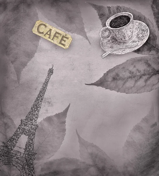 Café tema fundo — Fotografia de Stock