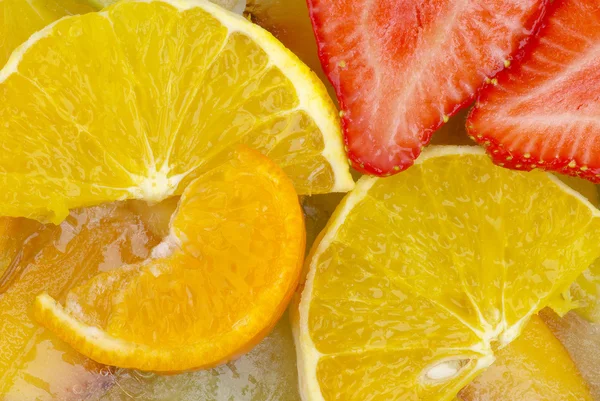 Arancio e fragola — Foto Stock