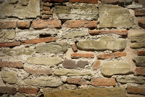 Oude Romeinse muur het platform — Stockfoto