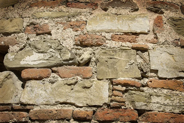 Стародавня римська стіна архітектура — стокове фото