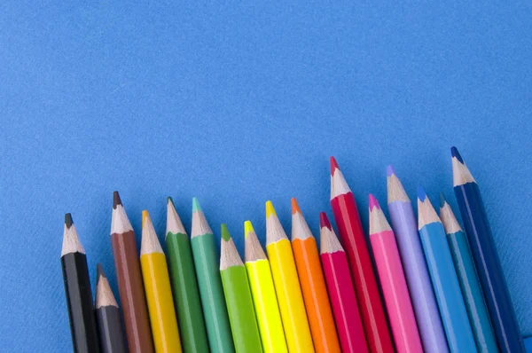 Zestaw kolorów pensils — Zdjęcie stockowe