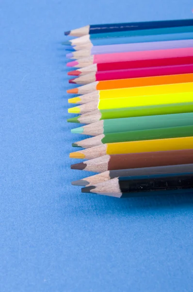 Zestaw kolorów pensils — Zdjęcie stockowe