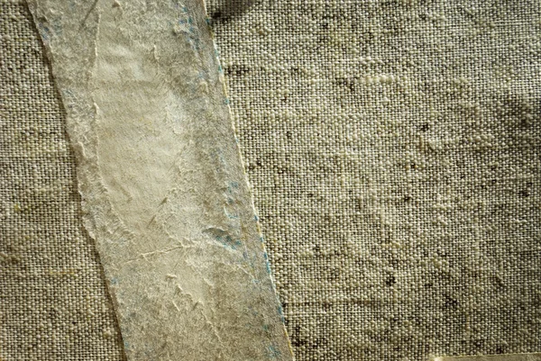 Textuur oude canvas stof als achtergrond — Stockfoto