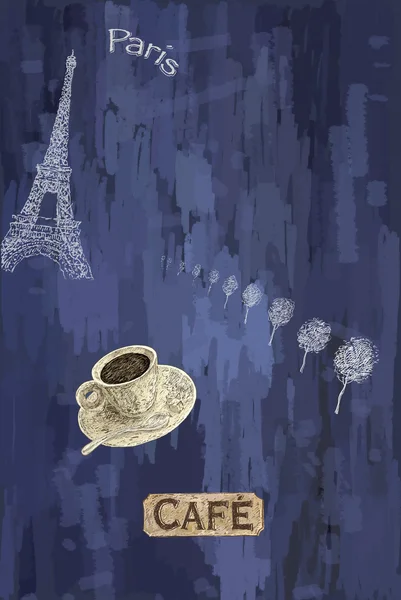 Hintergrund zum Kaffeethema — Stockfoto
