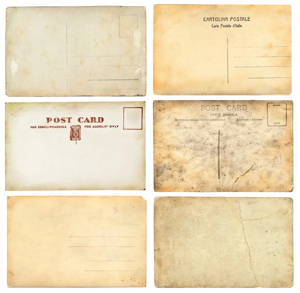 古いポストカード セット — ストック写真