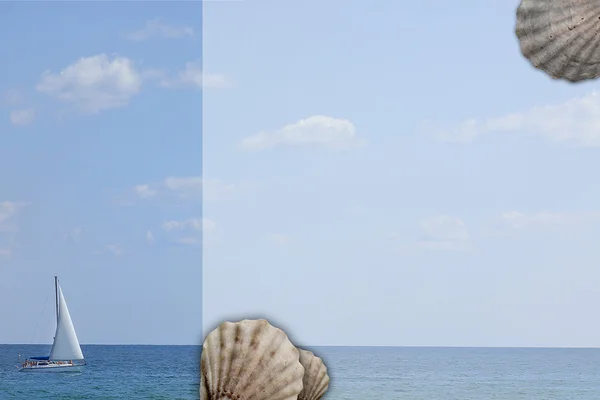 Вінтажне зображення моря — стокове фото