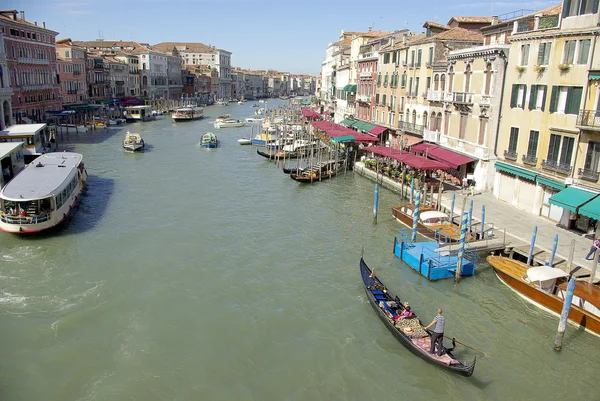 Beautiful water street - Grand Canal in Venice, Italy — Stock Photo, Image