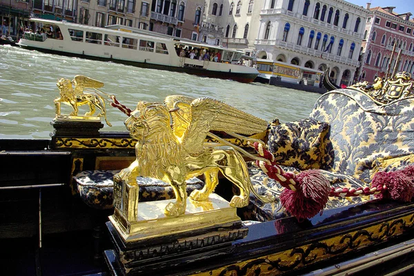 stock image Beautiful water street - Grand Canal in Venice, Italy