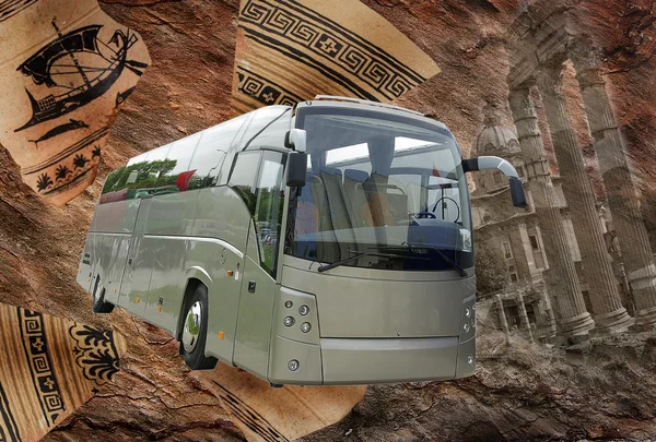 Иллюстрация автобуса — стоковое фото