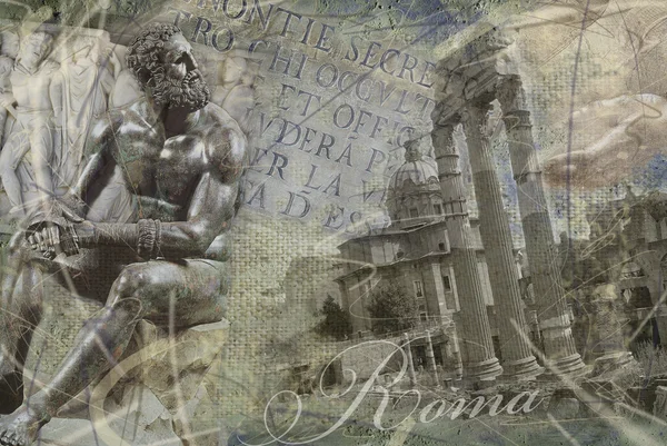 Roma semester tema illustration — Stockfoto