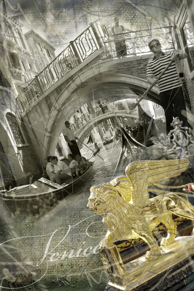 Venedig semester tema illustration — Stockfoto