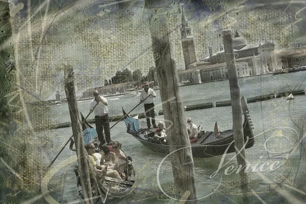 Veneza férias tema ilustração — Fotografia de Stock