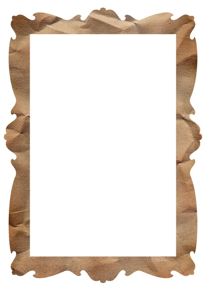 Eski kağıt çerçevesi — Stok fotoğraf