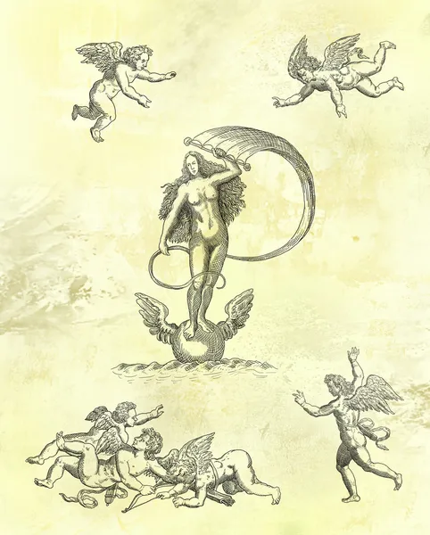 Angels illustration — Stock Photo, Image