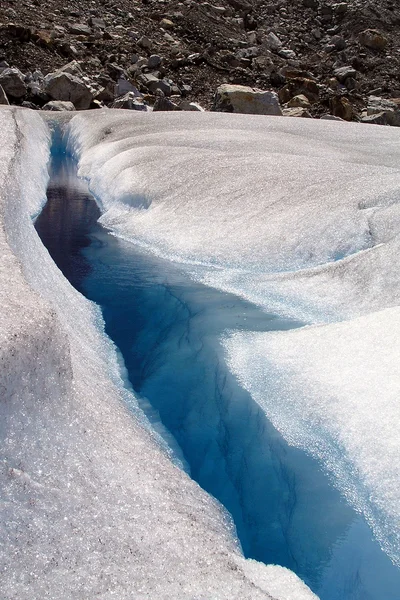 stock image Glacial Crevasse