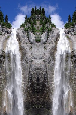 Comet Falls (Mirror Image) clipart