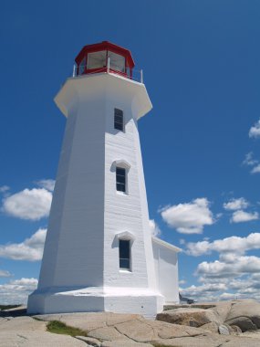 Lighthouse, Peggy's Cove, Nova Scotia clipart