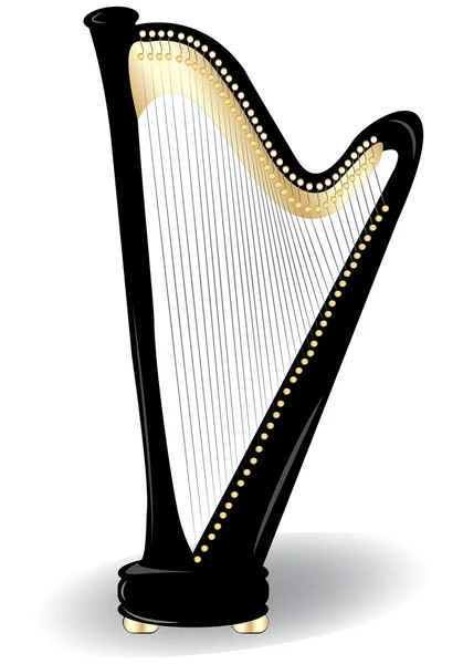Vecteur de harpe — Image vectorielle