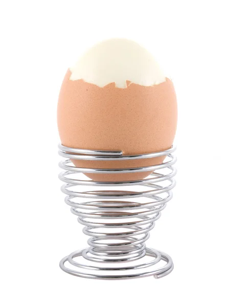 Gekochtes Ei zum Frühstück. — Stockfoto