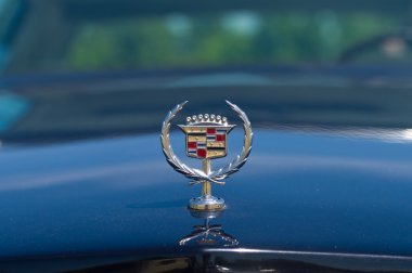 PAAREN IM GLIEN, GERMANY - MAY 26: The emblem Cadillac, 
