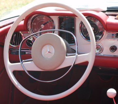 PAAREN IM GLIEN, GERMANY - MAY 26: Cab Mercedes-Benz 280 SL (W113), 