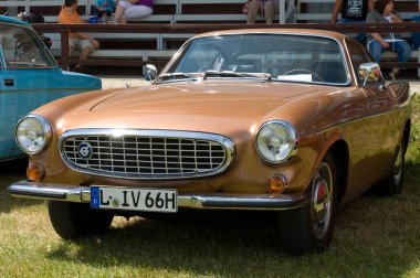 PAAREN IM GLIEN, GERMANY - MAY 26: The sports car Volvo P1800, 