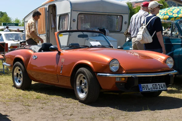 PAAREN IM GLIEN, GERMANY - MAY 26: Car Triumph Spitfire Mark IV, "The oldtimer show" in MAFZ, May 26, 2012 in Paaren im Glien, Germany — Stock Photo, Image