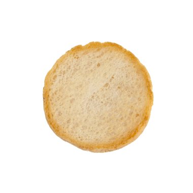 Round rusk, isolated on a white background clipart