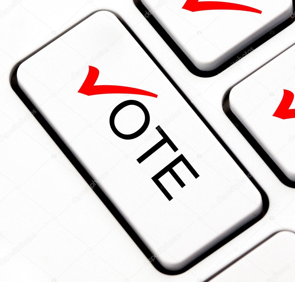 Vote button on keyboard