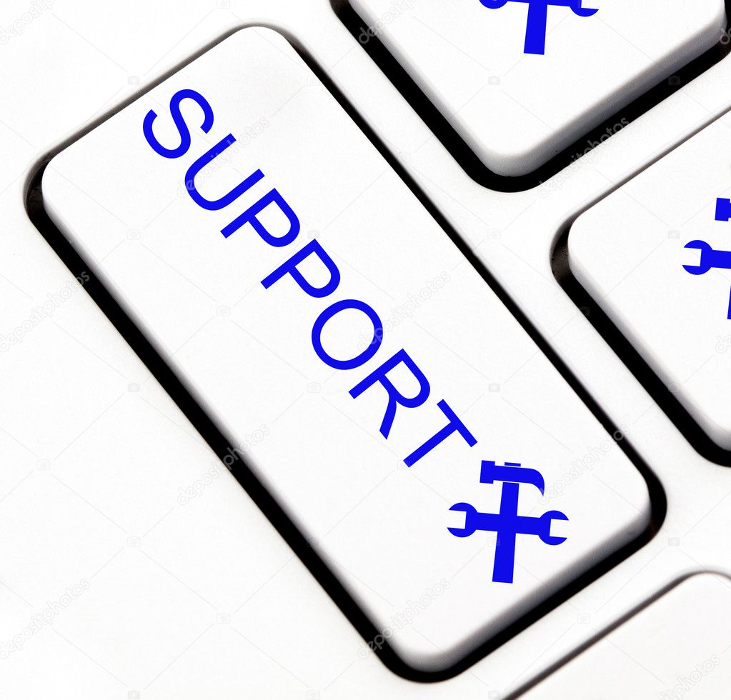 Support button on keyboard