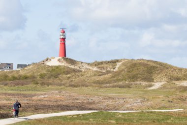 Landscape of the dutch isle Schiermonnikoog clipart