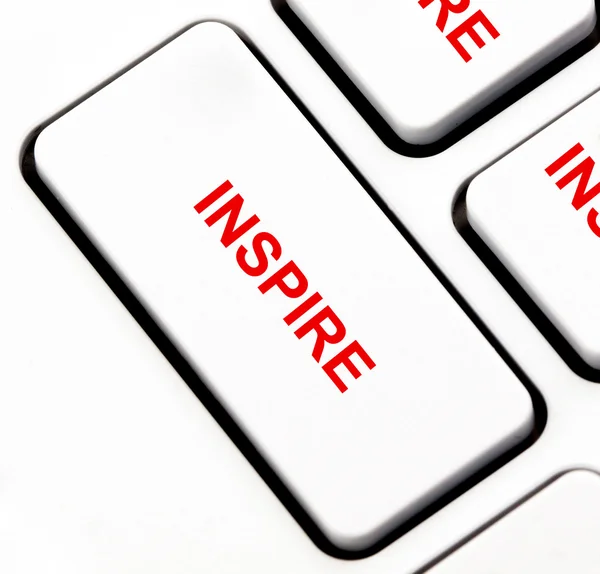 Inspire button on keyboard — Stock Photo, Image