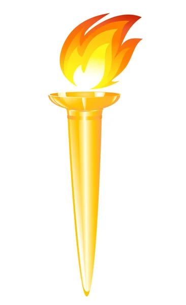 Torche olympique — Image vectorielle