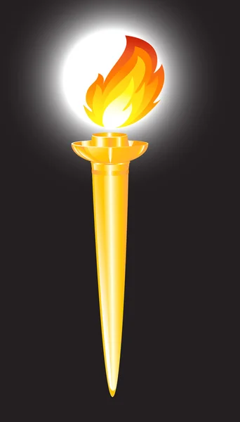 Олімпійського факела — стоковий вектор