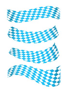 Set of bavarian banners clipart