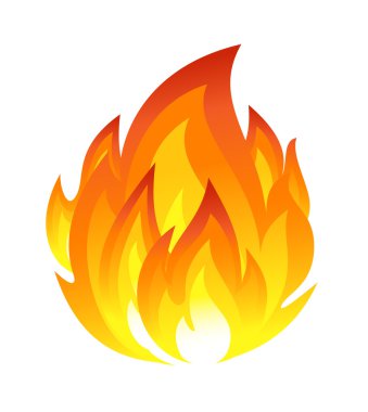 Symbol of fire clipart