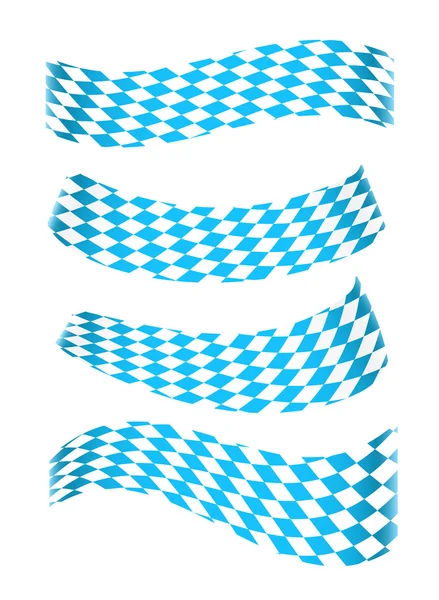 Ensemble de bannières bavaroises — Image vectorielle