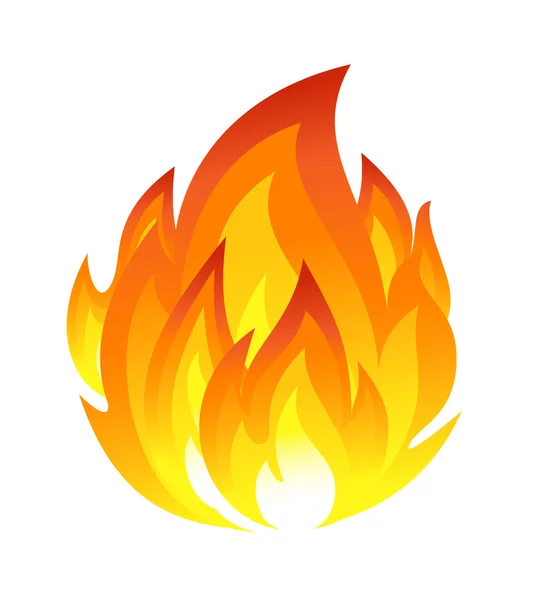 Jelképe a tűz — Stock Vector