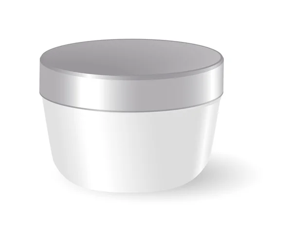 Blank cosmetic container — Stock Vector