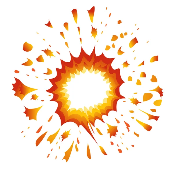 Explosion. vektor illustration — Stock vektor