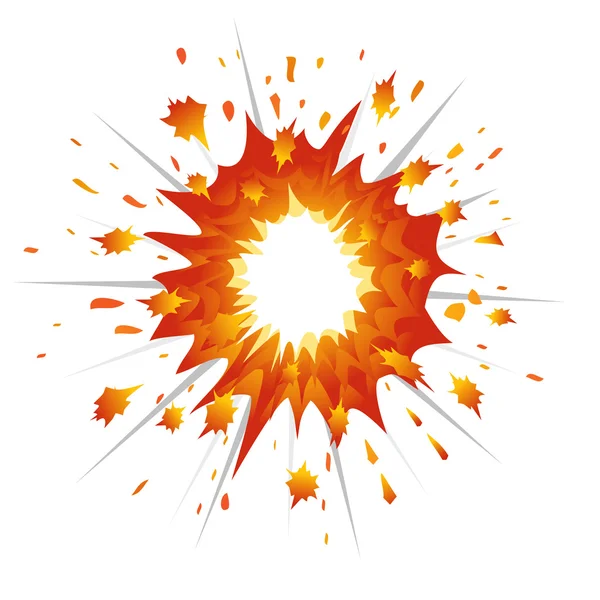 Explosion. Illustration vectorielle — Image vectorielle