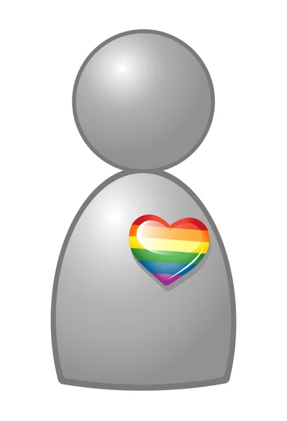 Sortie vers l'homosexualité — Image vectorielle