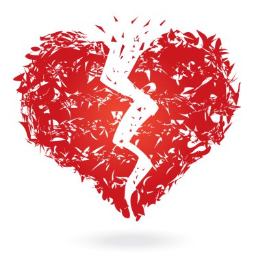 Broken heart clipart