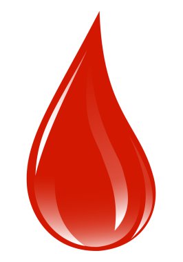 Blood drop. clipart